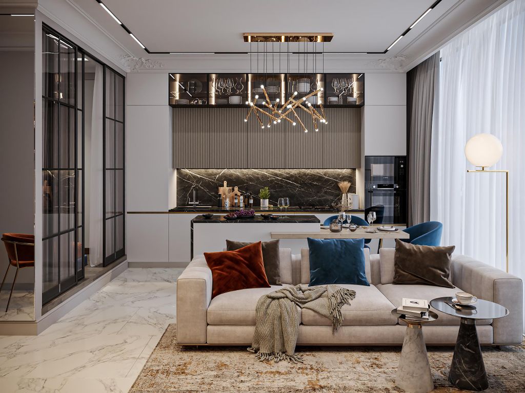 Апартаменты однокомнатный люкс 43 этаж