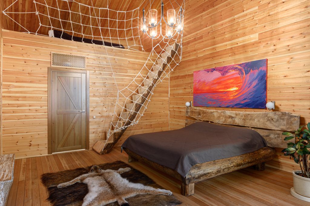 Двухместный номер с 1 кроватью улучшенный с видом на лес