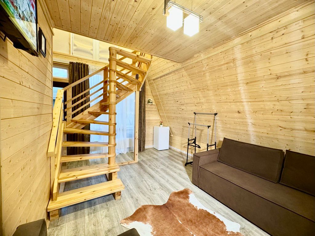 Дом А-фрейм (2-уровневый, без кухни)