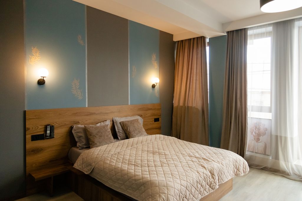 Двухместный номер с 1 кроватью балконом и видом на тихую улицу