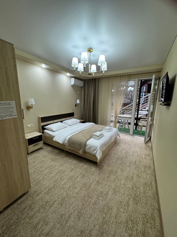 Двухместный номер с 1 кроватью стандарт с балконом