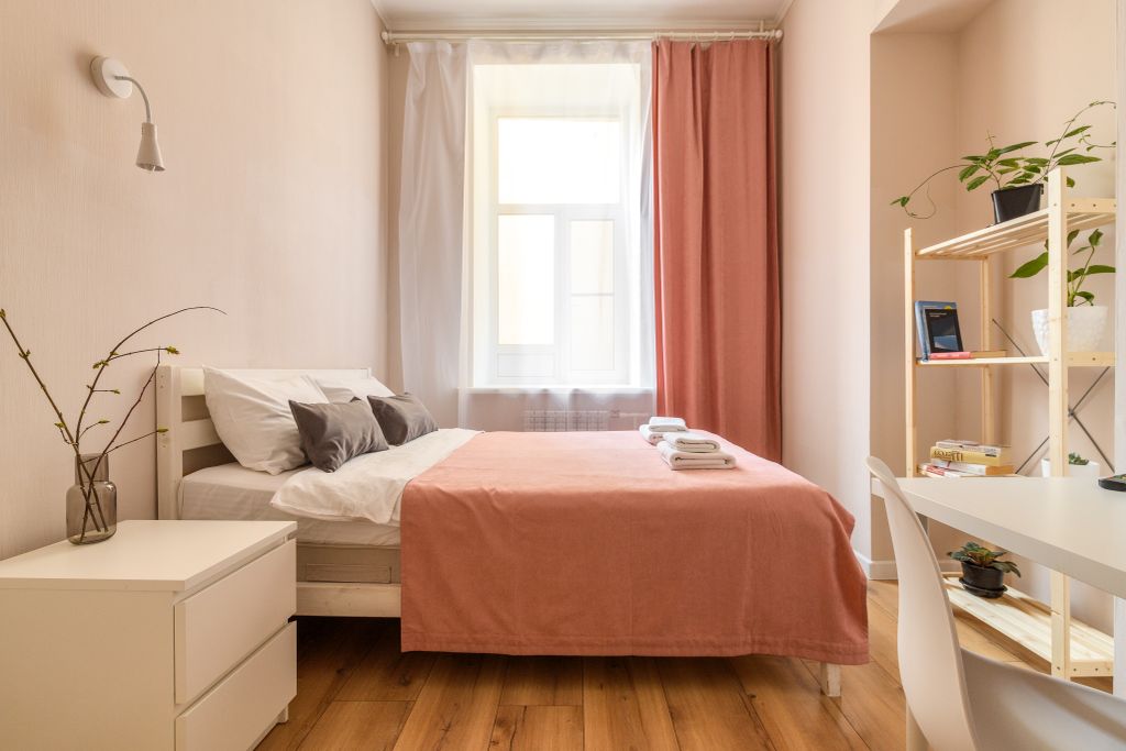 Апартаменты Трехместная студия с двуспальной кроватью и креслом-кроватью