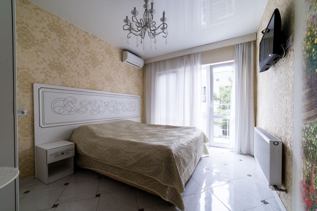 Двухместный номер с 1 кроватью с балконом с доп.местами