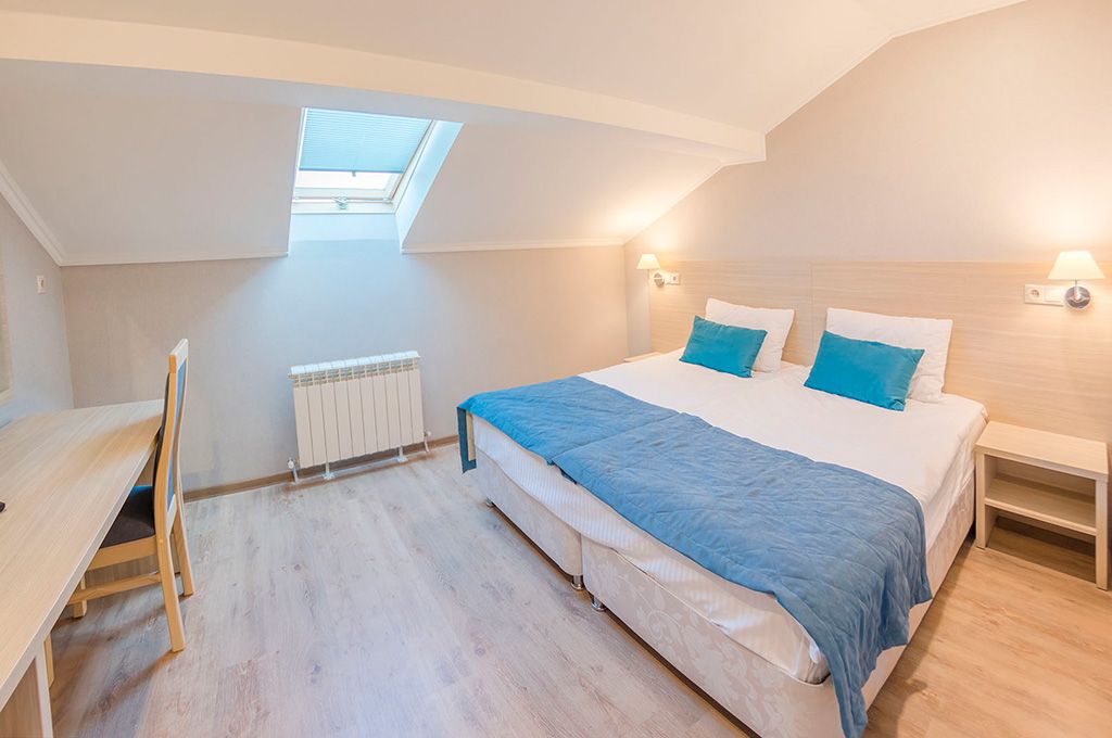 Двухместный номер с 1 кроватью мансардный