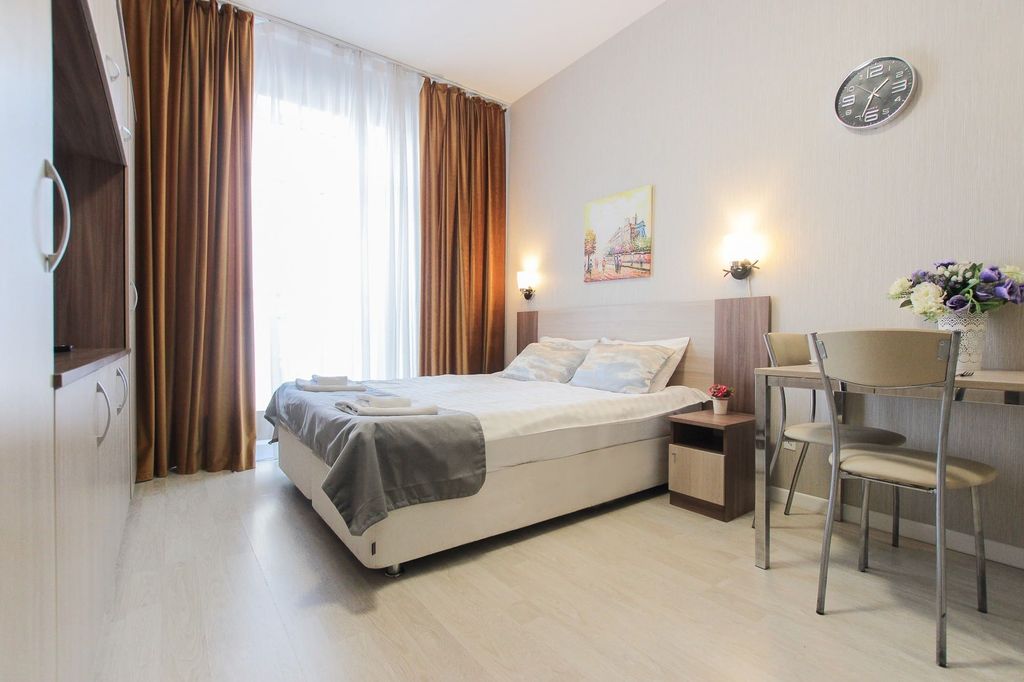 Апартаменты студия с французским балконом