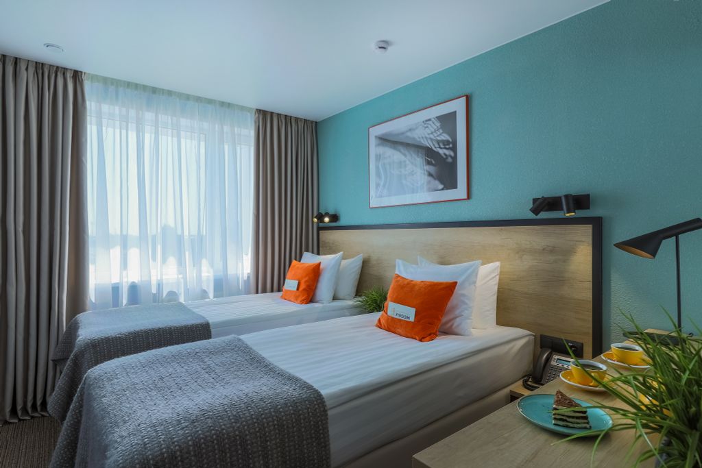 Двухместный номер с 2 отдельными кроватями стандарт