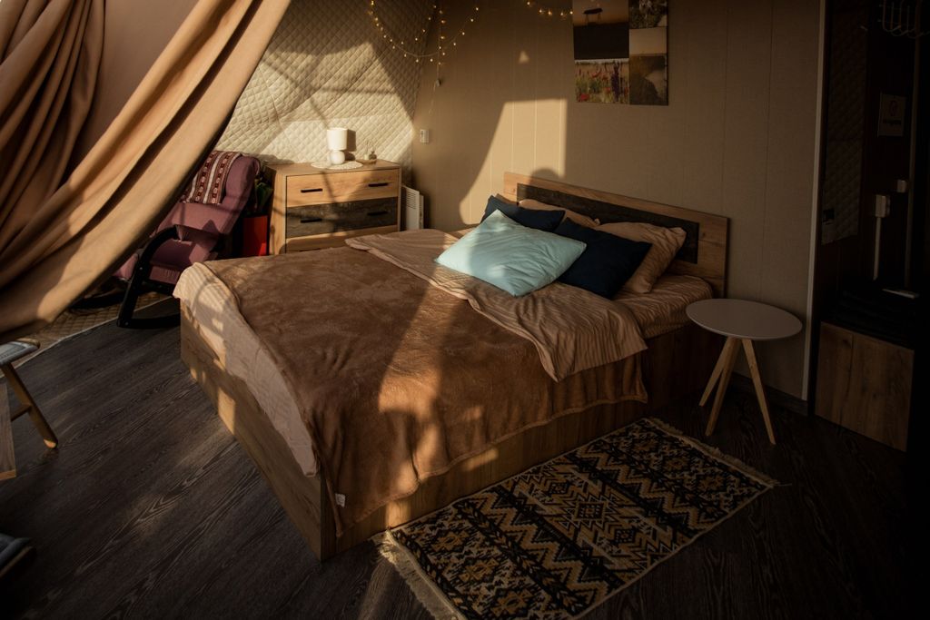 Купол двухместный домик с фурако на первой линии