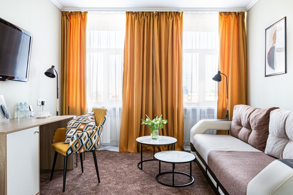 Двухместный номер с 1 кроватью или двумя раздельными люкс премьер двухкомнатный