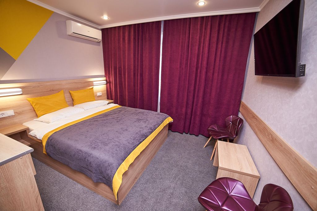 Двухместный номер с 1 кроватью люкс с видом на город