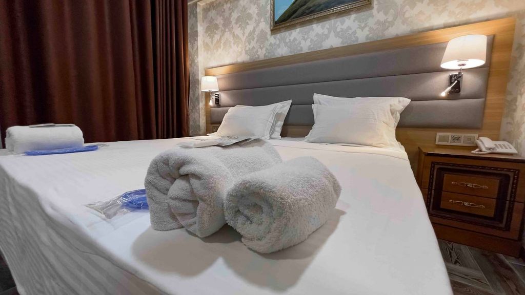 Двухместный номер с 1 кроватью или 2 отдельными кроватями стандарт с видом на море