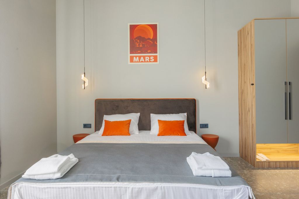 Двухместный номер с 1 кроватью стандарт с видом на город