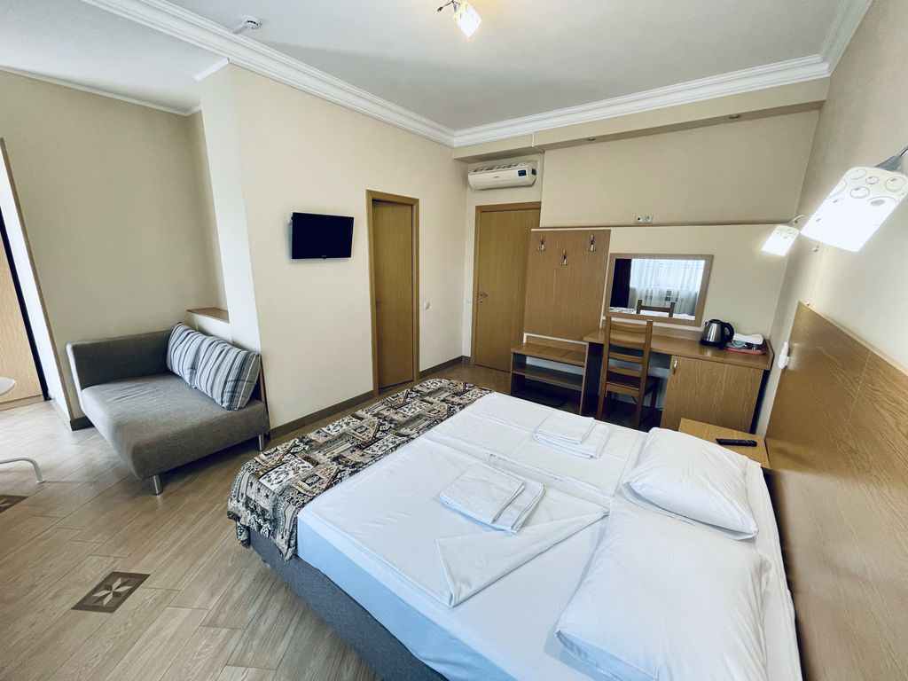 Двухместный номер с 1 кроватью делюкс с балконом с видом на море