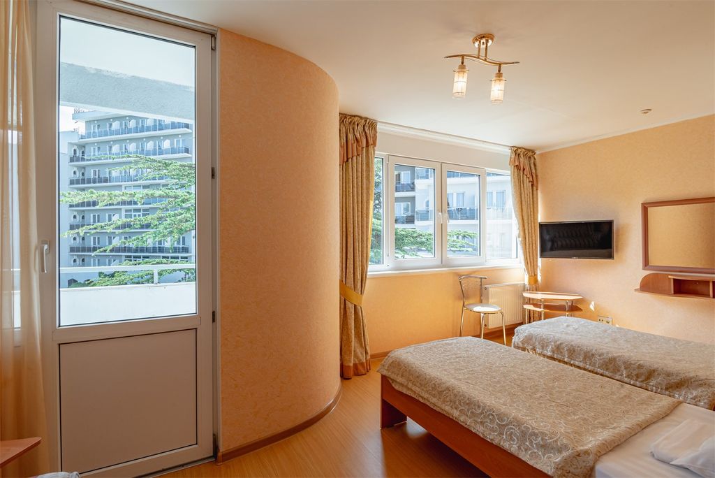 Двухместный номер с 1 кроватью или 2 раздельными 1-комнатный №6