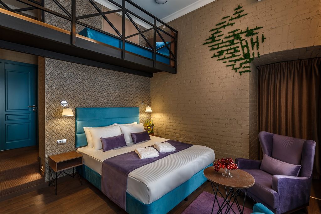 Трёхместный номер Двухуровневый делюкс