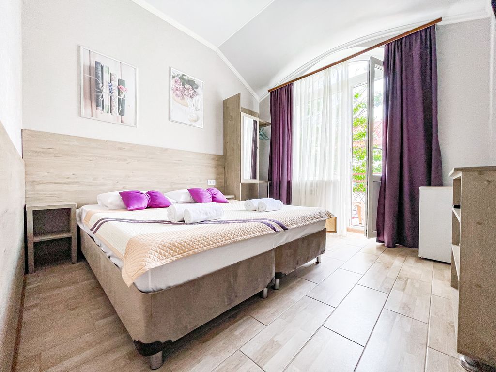 Двухместный номер с 1 кроватью улучшенный с видом на город