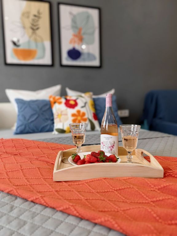 Семейный номер Стильный номер с кухней в самом центре Анапы