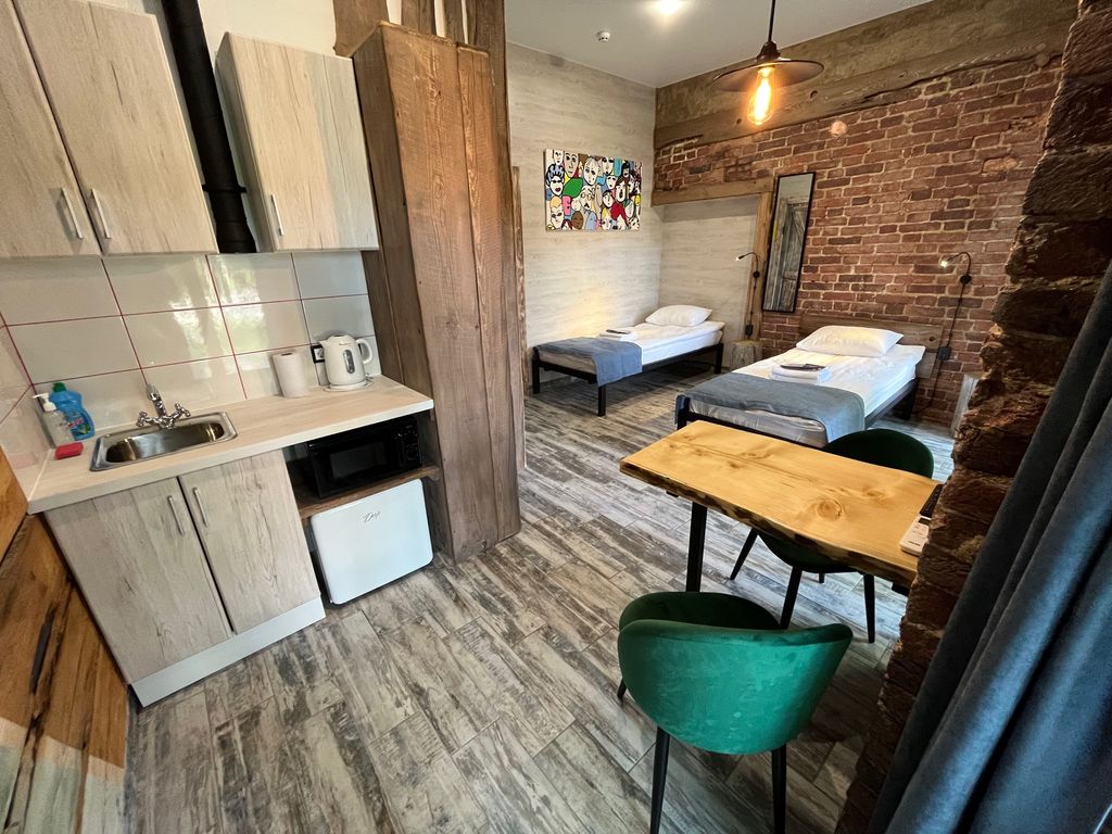 Двухместный с 2 отдельными кроватями с мини-кухней