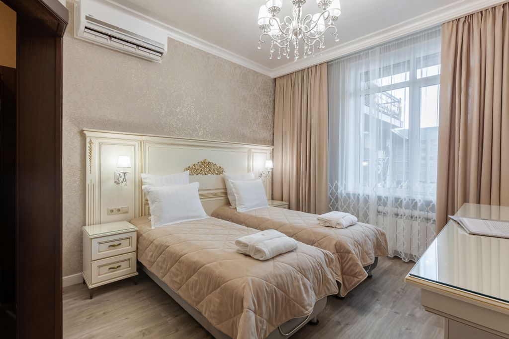 Двухместный номер с 2 отдельными кроватями без балкона