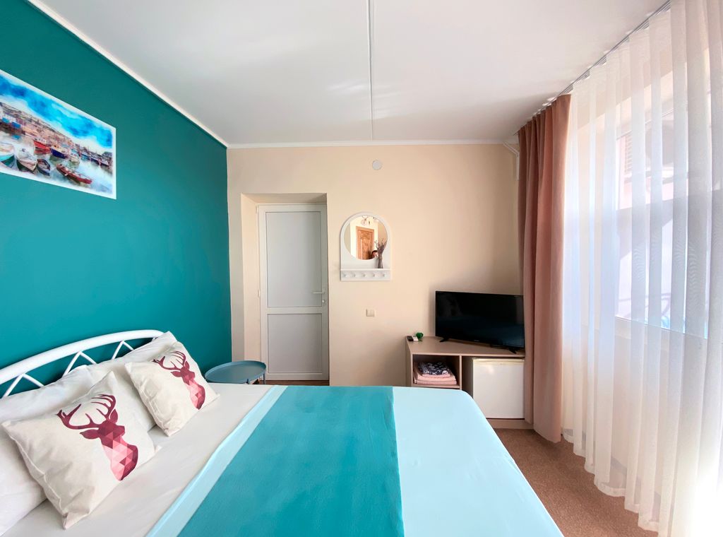 Двухместный номер с 1 кроватью double room с балконом