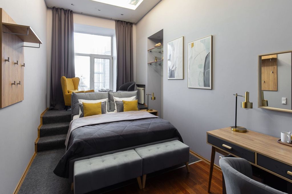 Двухместный номер с 1 кроватью полулюкс с большой ванной и гардеробной