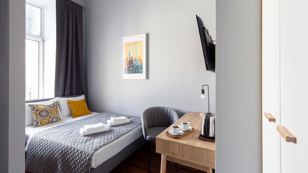 Двухместный номер с 1 кроватью комфорт с видом во двор