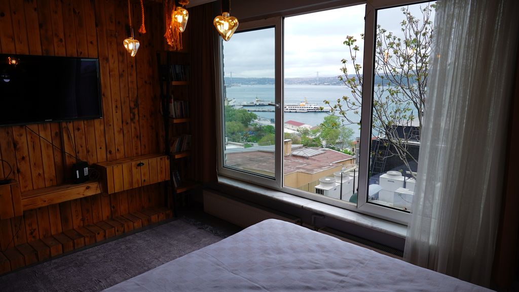 Семейный номер Rustic Studio Apartment with Bosphorus view