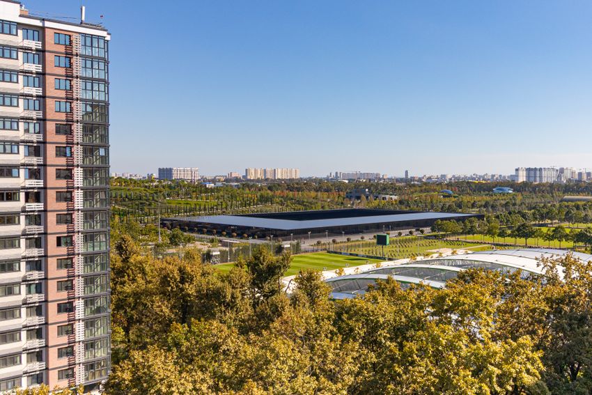 Вид с окна на Парк Облаков(парк Галицкого)