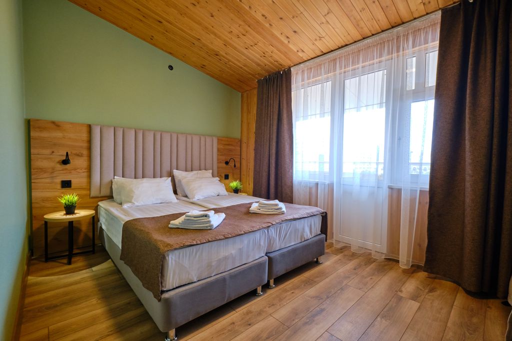 Двухместный номер с 2 отдельными кроватями мансарда