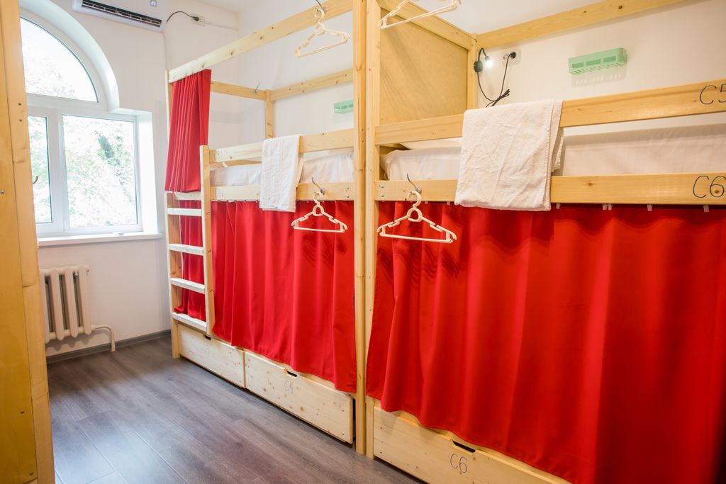 Многоместный женский номер кровать в 8-местном, общая ванная комната