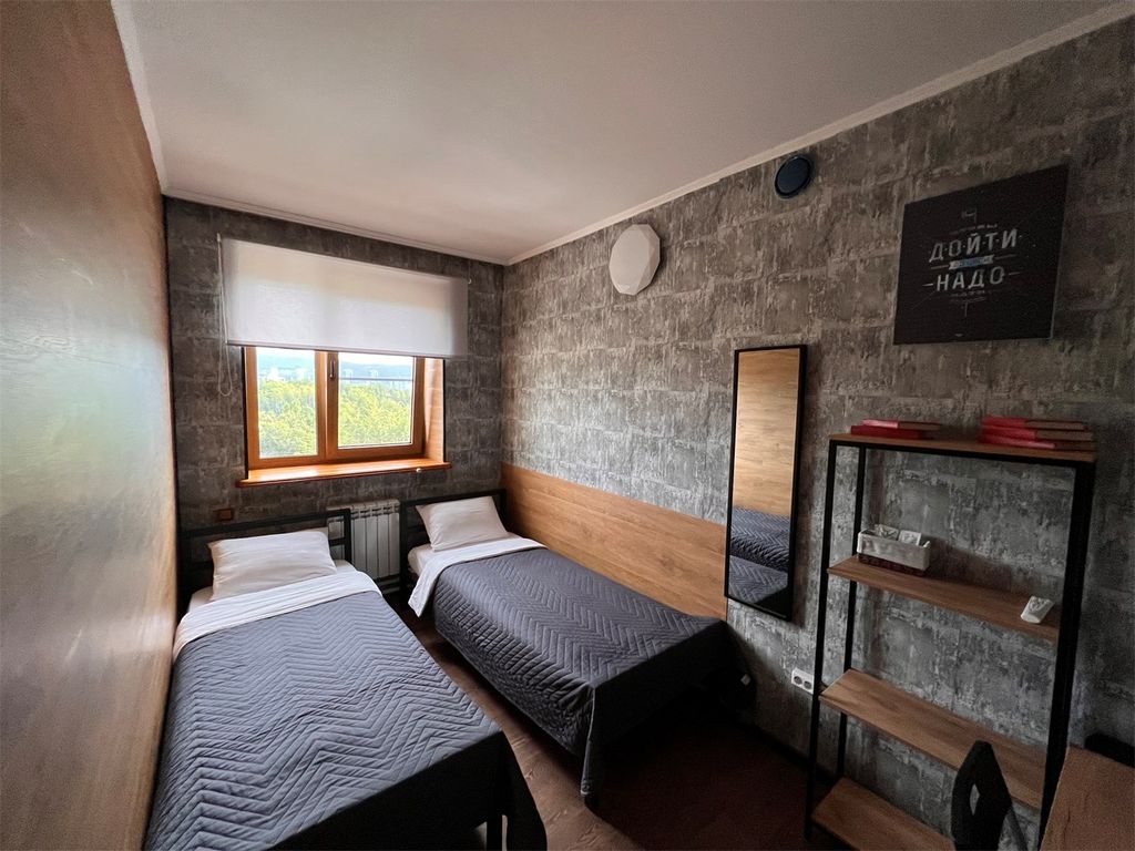 Двухместный номер с 2 отдельными кроватями бюджетный с видом на реку