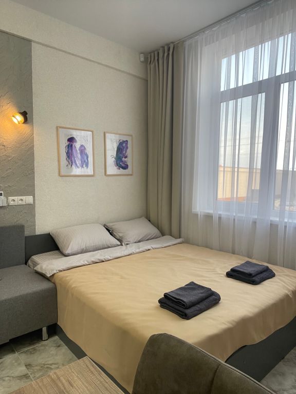 Трёхместный номер с большой кроватью и двуспальным диваном