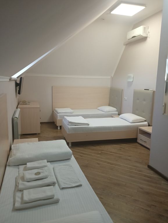 Трёхместный номер мансардный