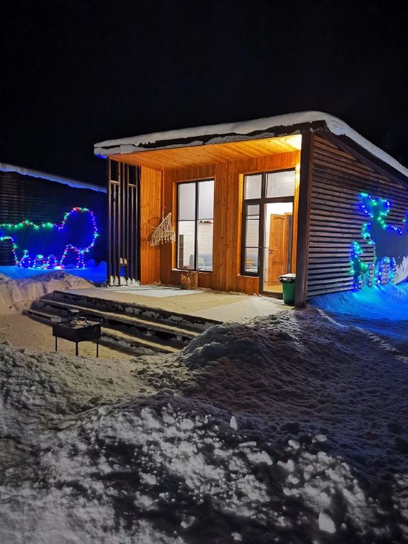 Дом шале медведь