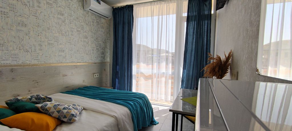 Двухместный с 1 кроватью с индивидуальной лоджией