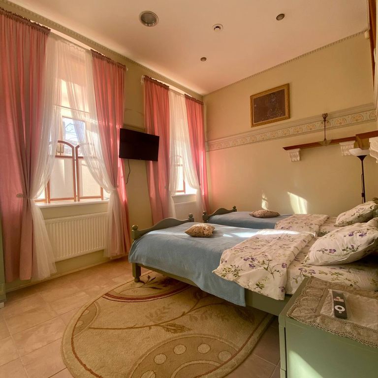 Двухместный номер с 2 отдельными кроватями стандарт с видом на город