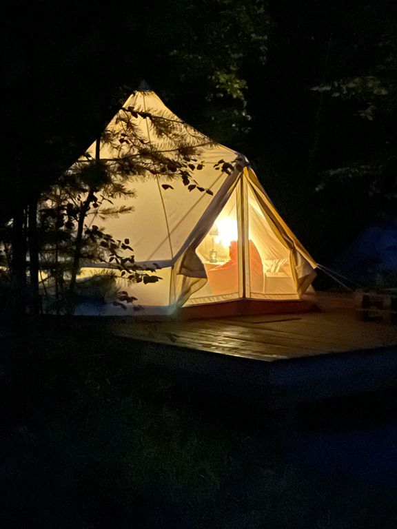 Двухместный номер с 1 кроватью шатер Уютное гнездышко