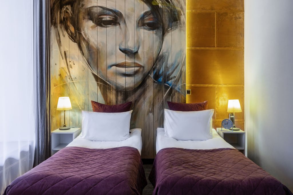 Двухместный номер с 1 кроватью или 2 раздельными Art стандарт