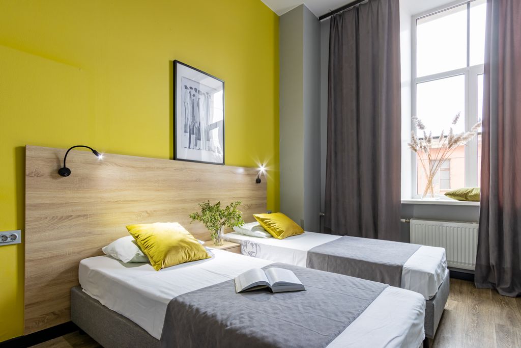 Двухместный номер с 2 отдельными кроватями или 1 кроватью стандарт