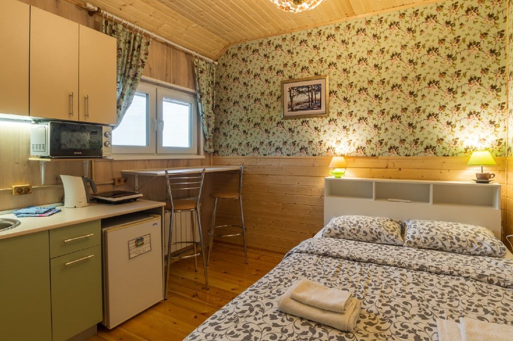 Двухместный номер с 1 кроватью и видом на Волгу