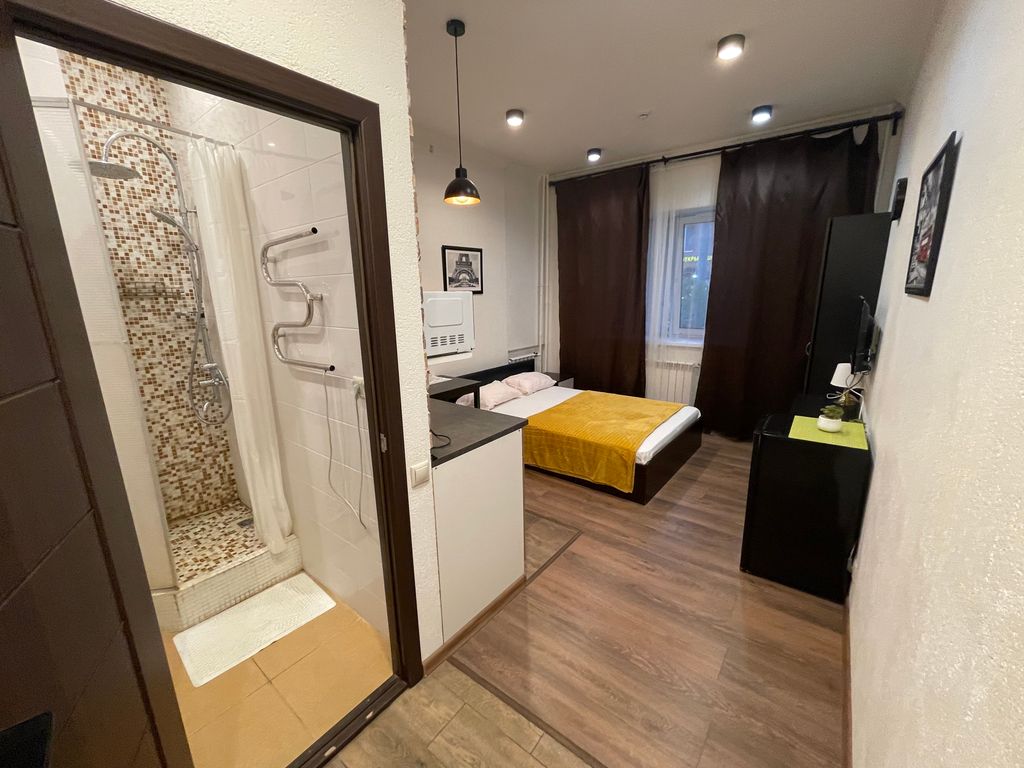 Двухместный номер с 1 кроватью студия в стиле Лофт Лобня Катюшки 2