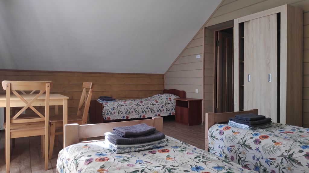 Трёхместный номер стандарт с 3 отдельными кроватями