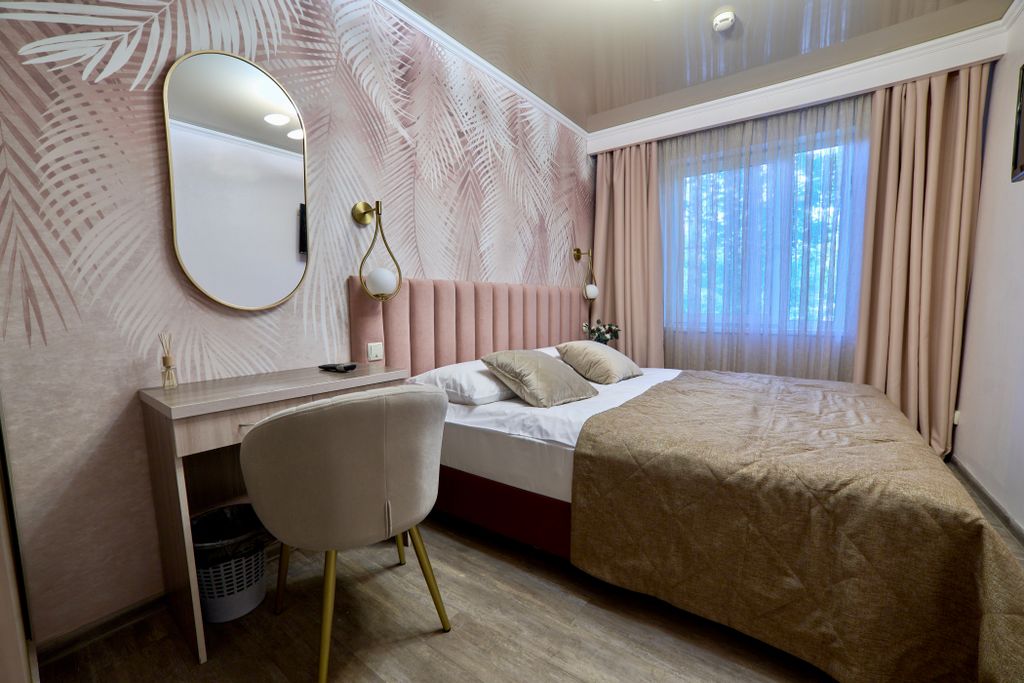 Двухместный номер с 1 кроватью или 2 отдельными кроватями №3, сан.узел на блок номеров