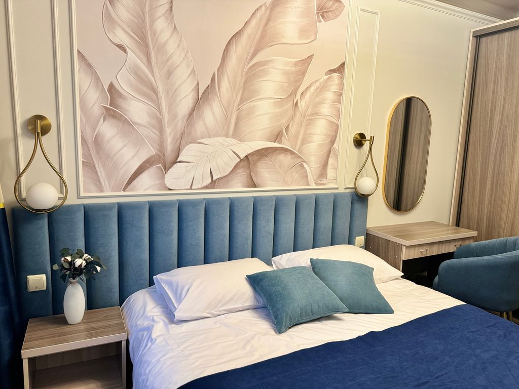 Двухместный номер с 2 отдельными кроватями или 2 отдельными кроватями №5, сан.узел на блок номеров