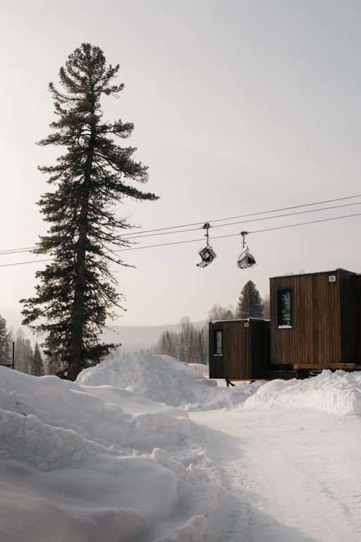 Дом модульный с панорамным видом Blue&Green