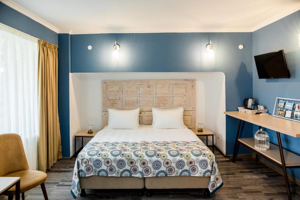 Двухместный номер с 1 кроватью или двумя раздельными и двориком