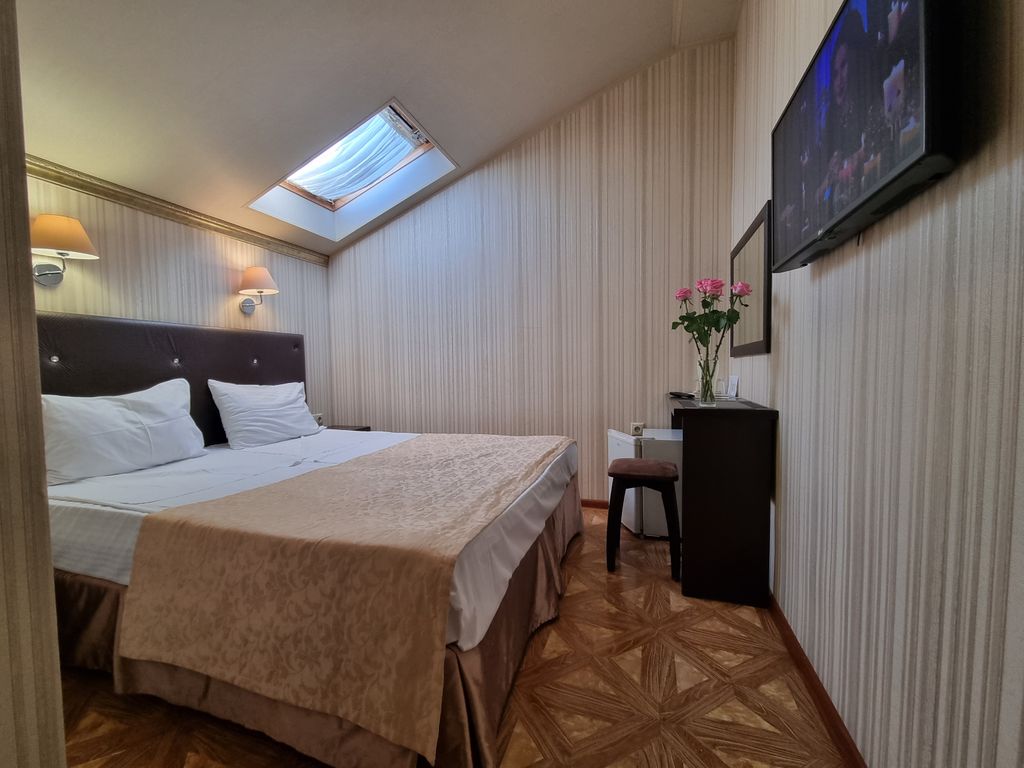 Двухместный номер с 1 кроватью мансардный-эконом с бесплатным завтраком