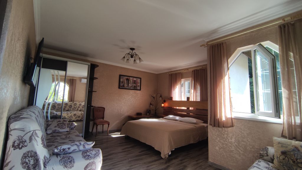 Четырёхместный номер Семейный номер с видом на море