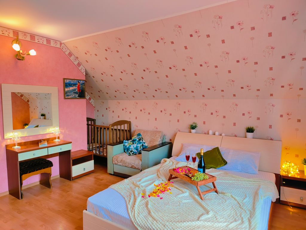 Семейный номер Четырехкомнатные десятиместные апартаменты с мини-кухней