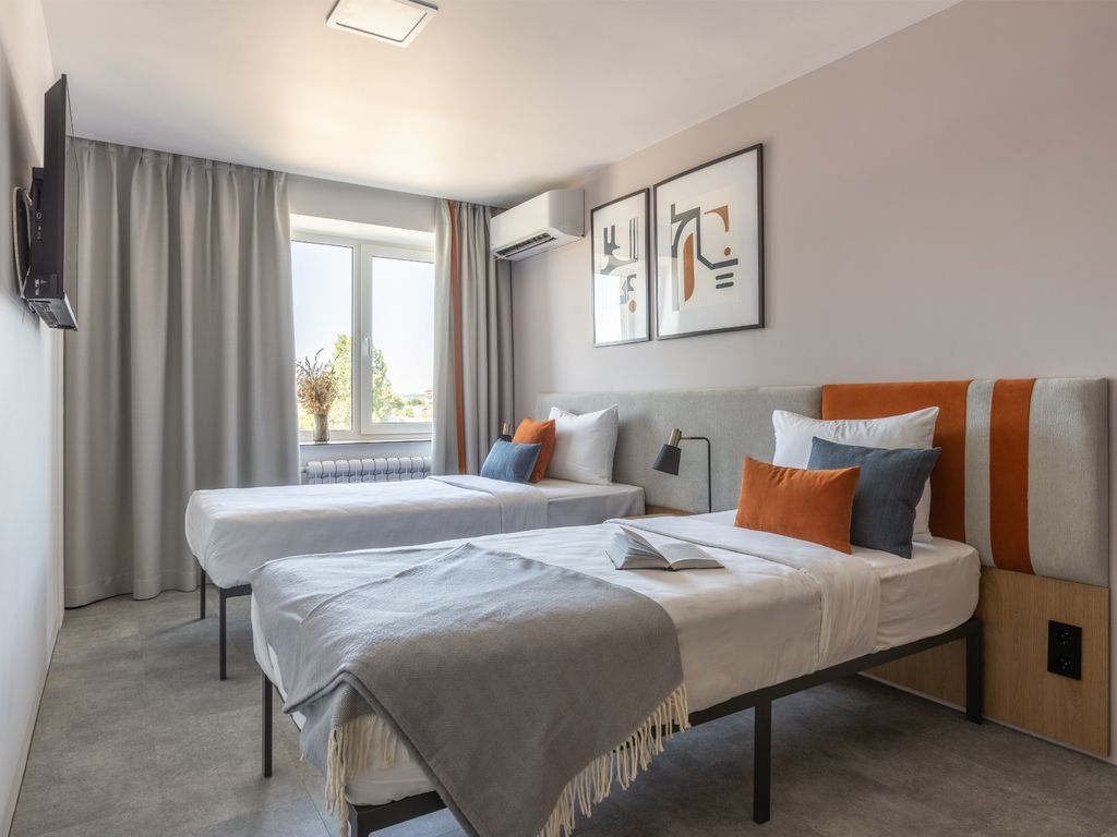 Двухместный номер с 2 отдельными кроватями студия twin