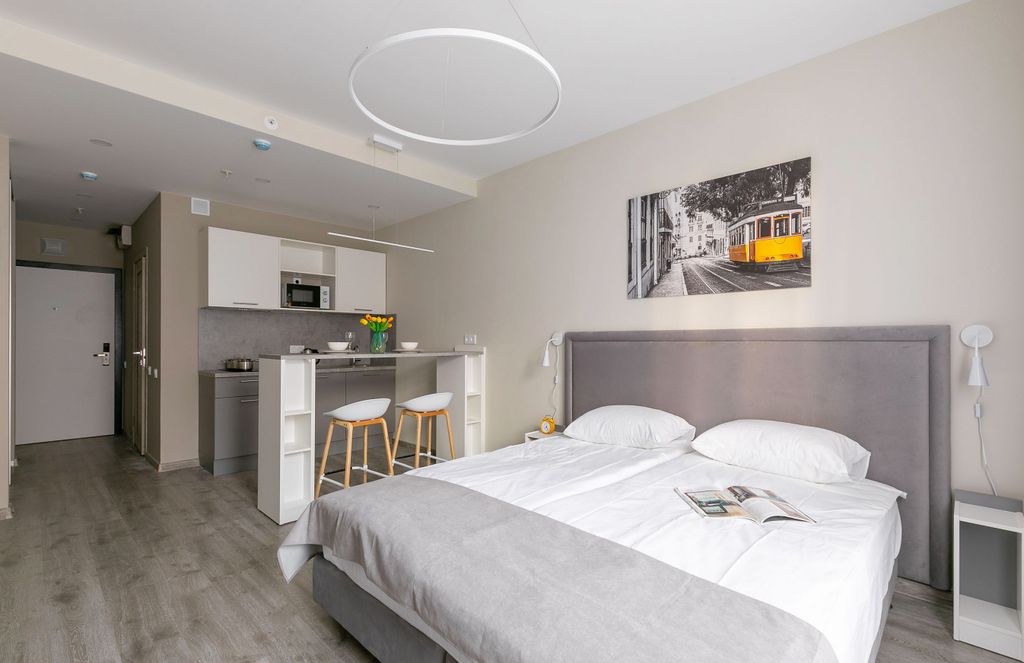 Двухместный с 1 кроватью студио стандарт